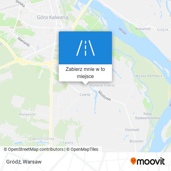 Mapa Gródź