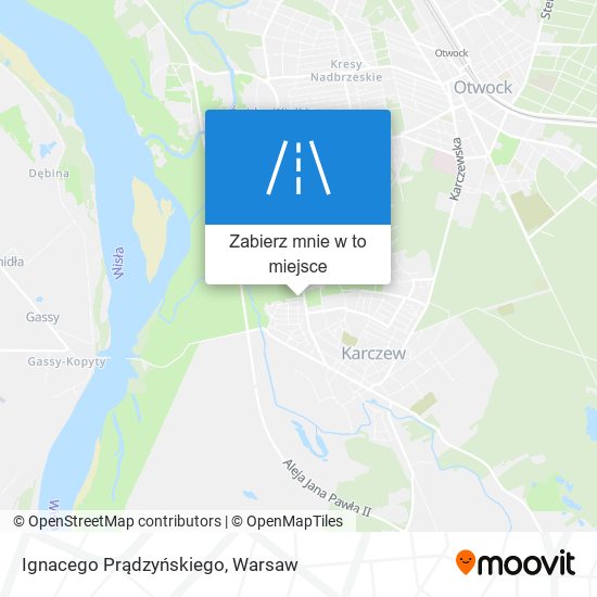 Mapa Ignacego Prądzyńskiego