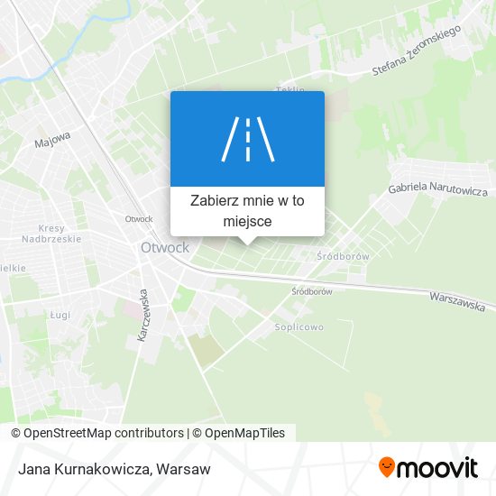 Mapa Jana Kurnakowicza