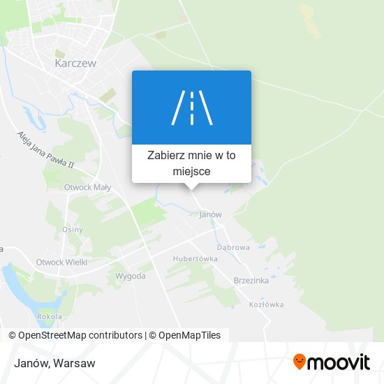 Mapa Janów