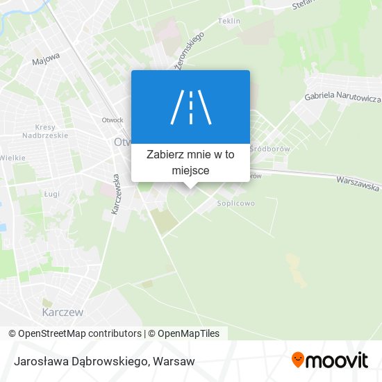 Mapa Jarosława Dąbrowskiego