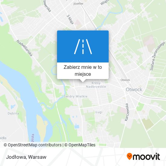 Mapa Jodłowa