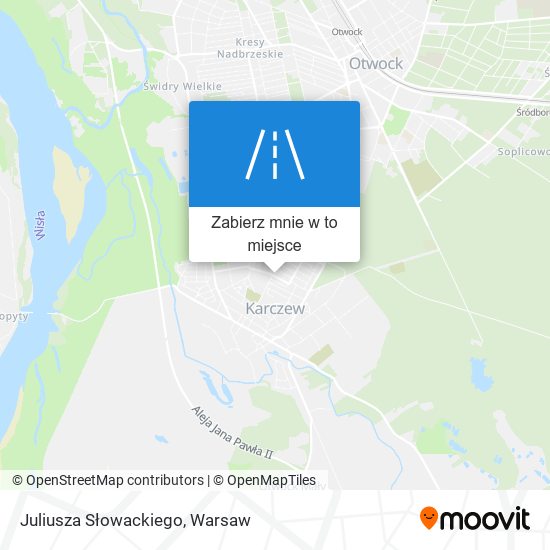 Mapa Juliusza Słowackiego