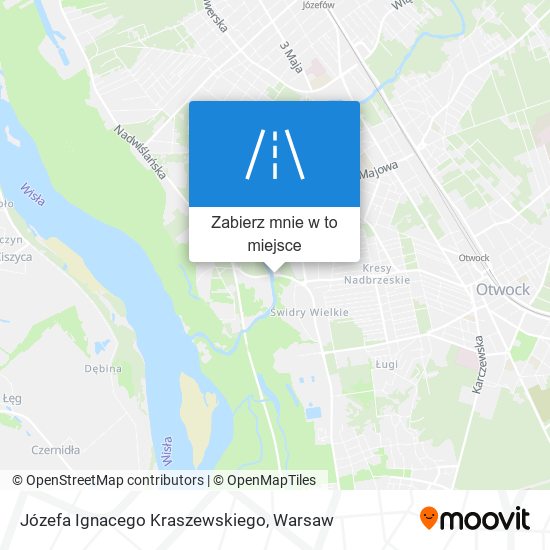 Mapa Józefa Ignacego Kraszewskiego