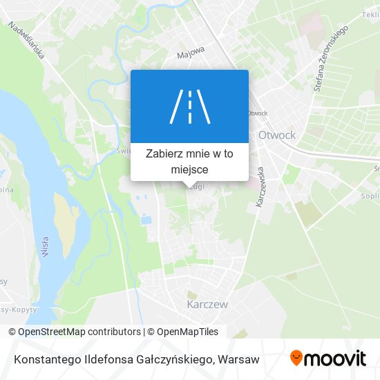 Mapa Konstantego Ildefonsa Gałczyńskiego