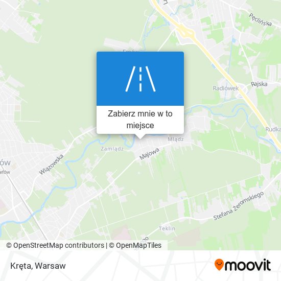 Mapa Kręta