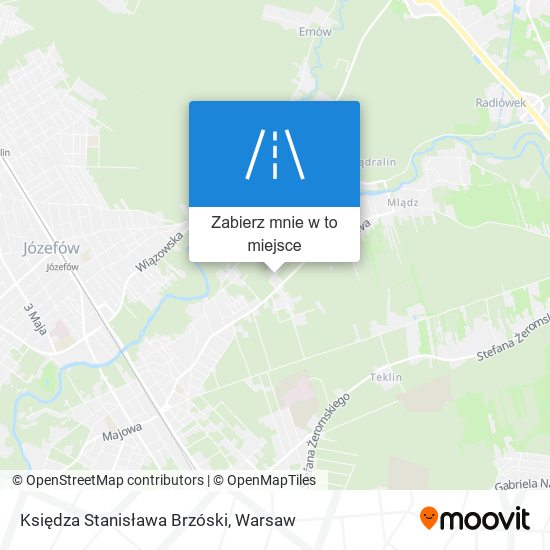 Mapa Księdza Stanisława Brzóski