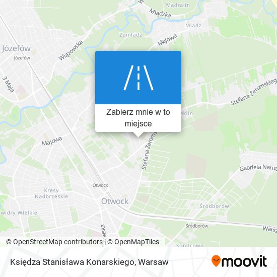 Mapa Księdza Stanisława Konarskiego