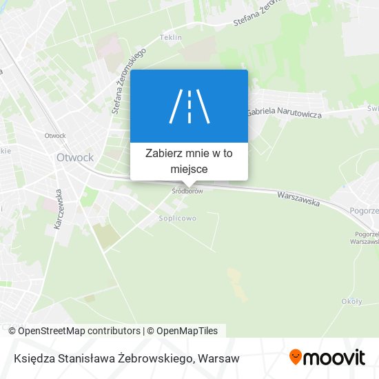 Mapa Księdza Stanisława Żebrowskiego