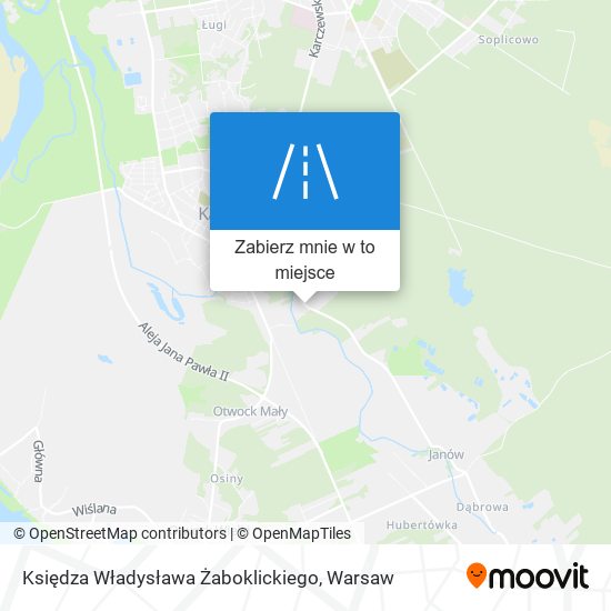 Mapa Księdza Władysława Żaboklickiego