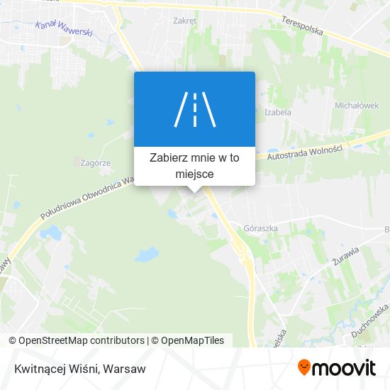 Mapa Kwitnącej Wiśni