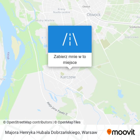 Mapa Majora Henryka Hubala Dobrzańskiego