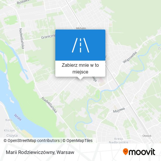 Mapa Marii Rodziewiczówny