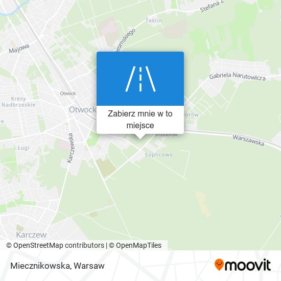 Mapa Miecznikowska