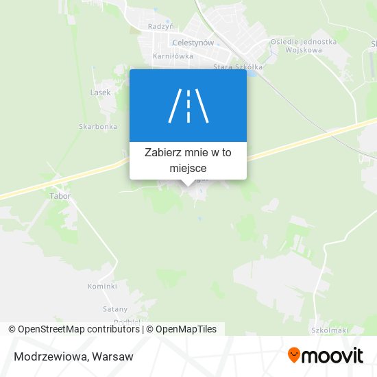 Mapa Modrzewiowa