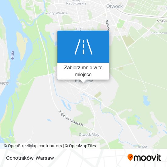 Mapa Ochotników