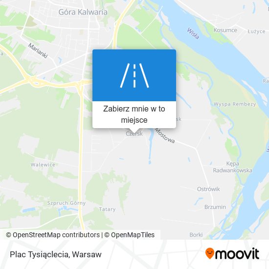 Mapa Plac Tysiąclecia