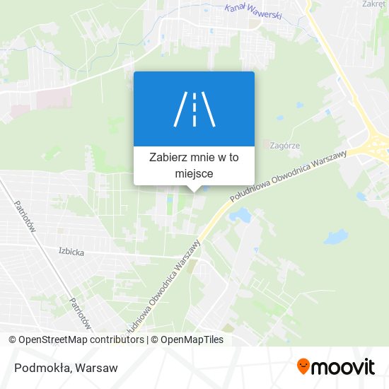 Mapa Podmokła