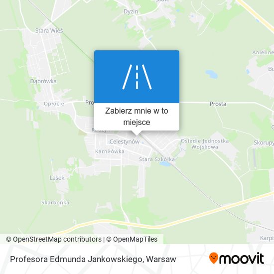 Mapa Profesora Edmunda Jankowskiego