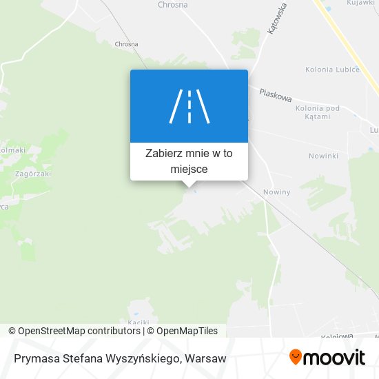 Mapa Prymasa Stefana Wyszyńskiego