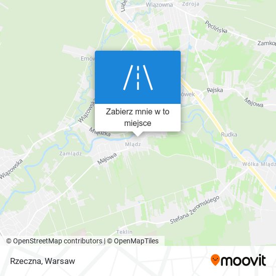 Mapa Rzeczna