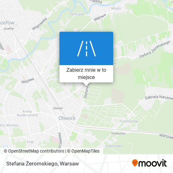 Mapa Stefana Żeromskiego