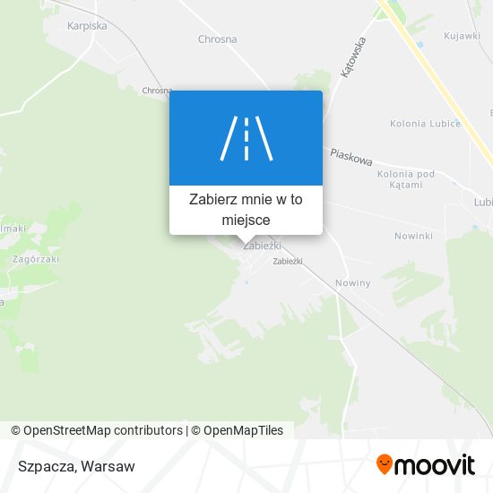 Mapa Szpacza