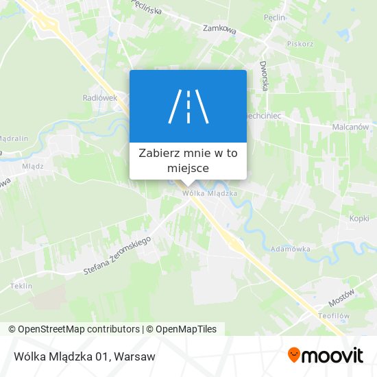 Mapa Wólka Mlądzka 01