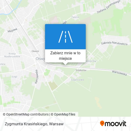 Mapa Zygmunta Krasińskiego