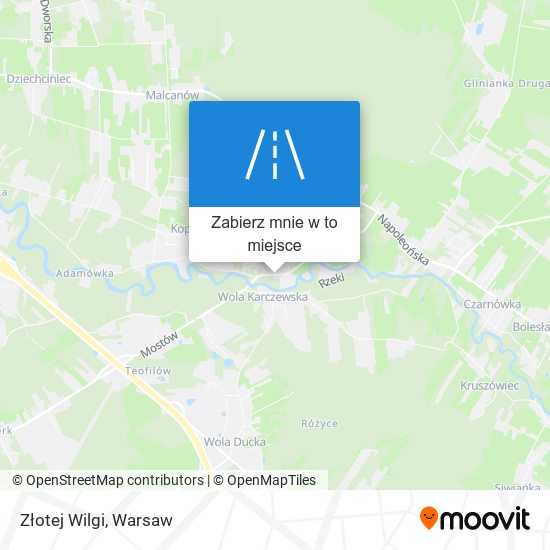 Mapa Złotej Wilgi