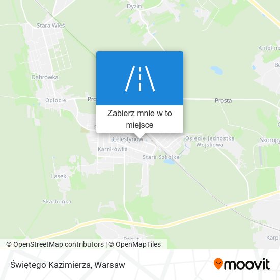 Mapa Świętego Kazimierza