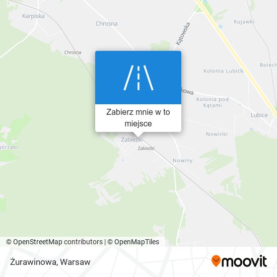 Mapa Żurawinowa