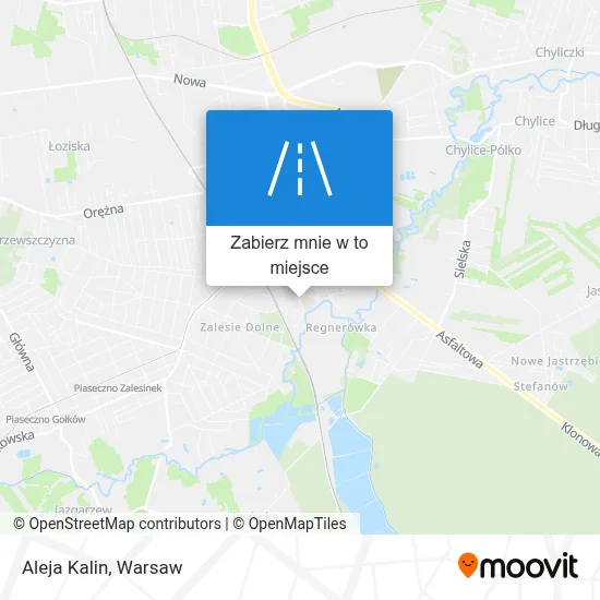 Mapa Aleja Kalin