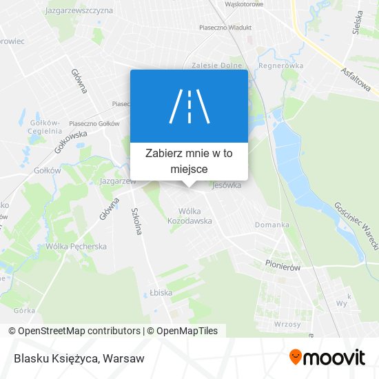 Mapa Blasku Księżyca