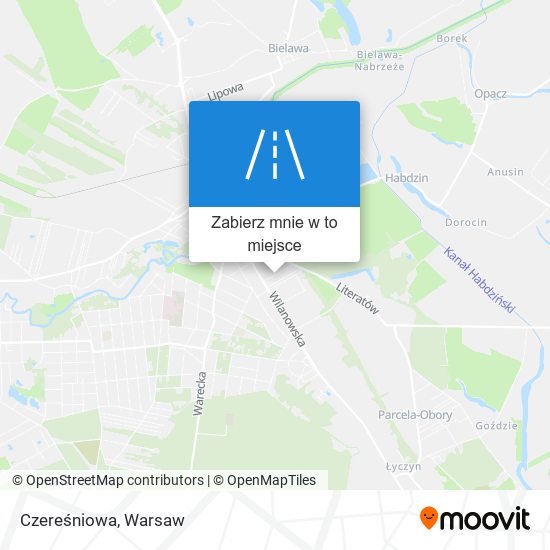 Mapa Czereśniowa