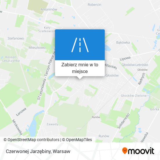 Mapa Czerwonej Jarzębiny