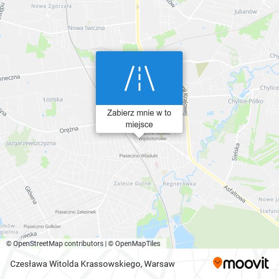 Mapa Czesława Witolda Krassowskiego