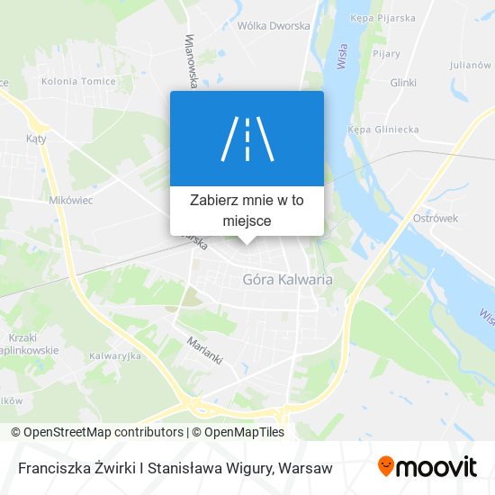 Mapa Franciszka Żwirki I Stanisława Wigury