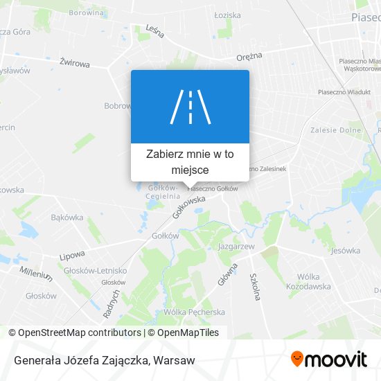 Mapa Generała Józefa Zajączka