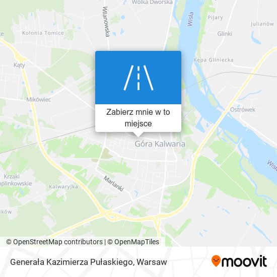 Mapa Generała Kazimierza Pułaskiego