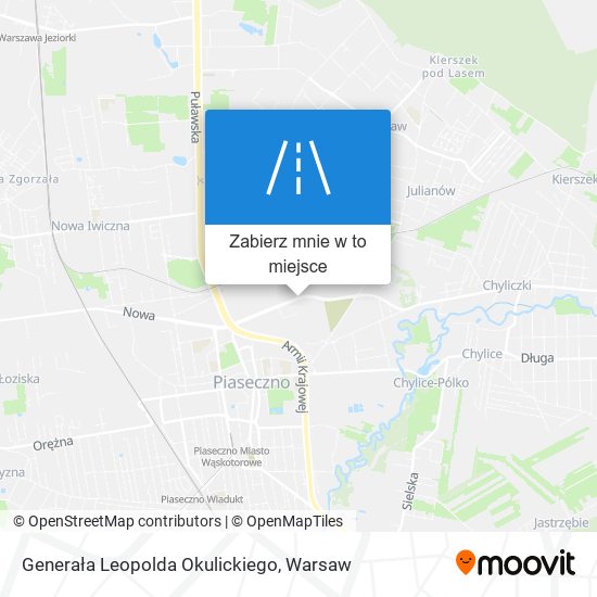 Mapa Generała Leopolda Okulickiego