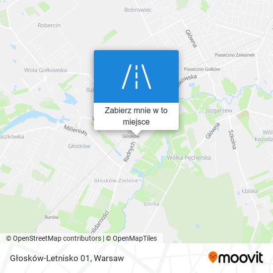 Mapa Głosków-Letnisko 01