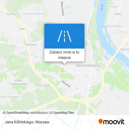 Mapa Jana Kilińskiego