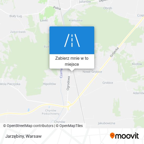 Mapa Jarzębiny