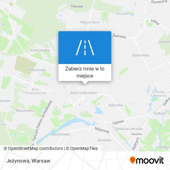 Mapa Jeżynowa