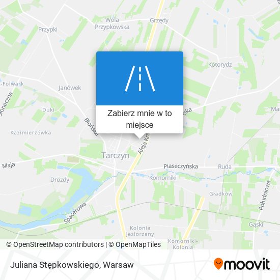 Mapa Juliana Stępkowskiego