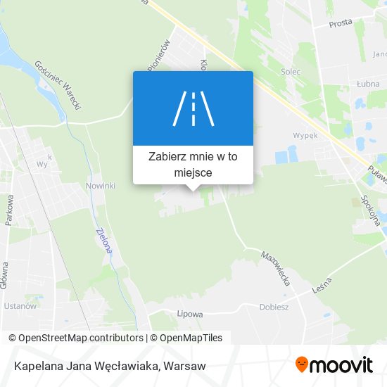 Mapa Kapelana Jana Węcławiaka