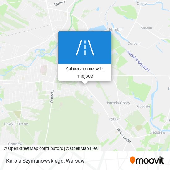 Mapa Karola Szymanowskiego