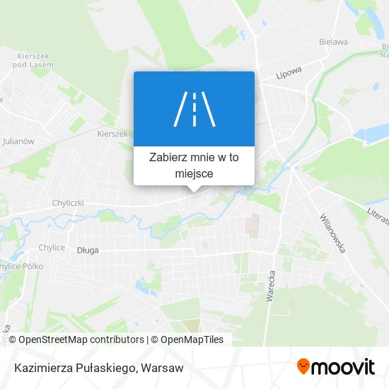 Mapa Kazimierza Pułaskiego