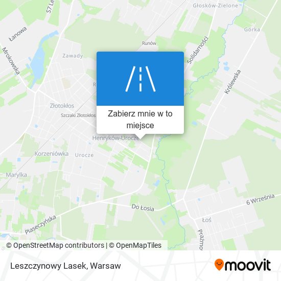 Mapa Leszczynowy Lasek